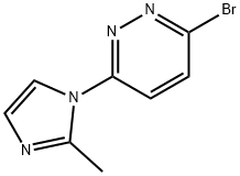 3-Bromo-6-(2-methylimidazol-1-yl)pyridazine Struktur