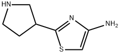 4-Amino-2-(pyrrolidin-3-yl)thiazole Structure