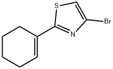 4-Bromo-2-(cyclohexenyl)thiazole Structure