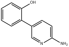 2-Amino-5-(2-hydroxyphenyl)pyridine Structure