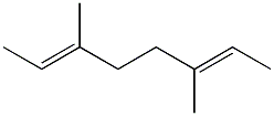 3,6-Dimethyl-2,6-octadiene. Structure