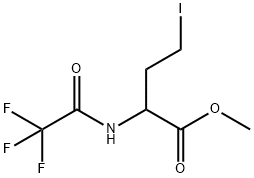 methyl 4-iodo-2-(2,2,2-trifluoroacetamido)butanoate,116700-99-3,结构式
