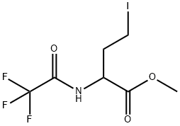 methyl 4-iodo-2-(2,2,2-trifluoroacetamido)butanoate Struktur