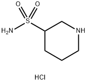 哌啶-3-磺酰胺盐酸盐 结构式