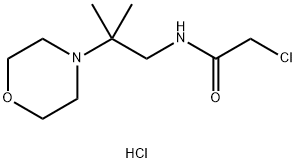 2-CHLORO-N-(2-METHYL-2-MORPHOLIN-4-YLPROPYL)ACETAMIDE HYDROCHLORIDE Structure