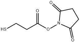 1-(3-mercapto-1-oxopropoxy)-2,5-pyrrolidinedione Struktur