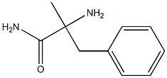 2-amino-2-methyl-3-phenylpropanamide Struktur