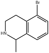 5-bromo-1-methyl-1,2,3,4-tetrahydroisoquinoline 化学構造式