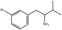 1-(3-BROMOPHENYL)-3-METHYLBUTAN-2-AMINE Struktur