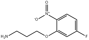 3-(5-Fluoro-2-nitrophenoxy)propan-1-amine Structure