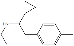 [1-cyclopropyl-2-(4-methylphenyl)ethyl](ethyl)amine Structure