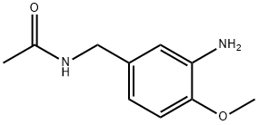 N-[(3-amino-4-methoxyphenyl)methyl]acetamide Struktur