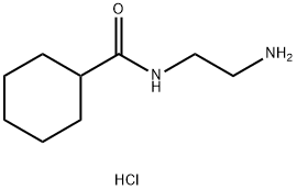 N-(2-aminoethyl)cyclohexanecarboxamide hydrochloride Structure