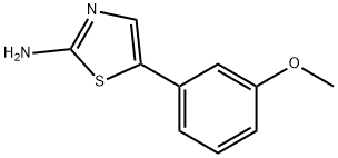 2-Amino-5-(3-methoxyphenyl)thiazole Structure