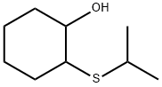 2-(propan-2-ylsulfanyl)cyclohexan-1-ol Struktur