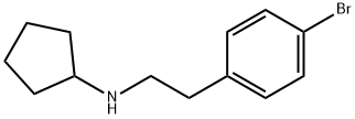 N-[2-(4-Bromophenyl)ethyl]cyclopentanamine Structure