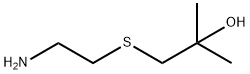 1-[(2-aminoethyl)sulfanyl]-2-methylpropan-2-ol 化学構造式