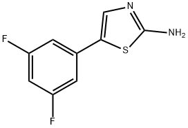 2-Amino-5-(3,5-difluorophenyl)thiazole,1183990-60-4,结构式