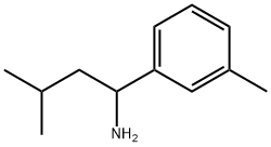 3-METHYL-1-(3-METHYLPHENYL)BUTAN-1-AMINE Struktur