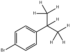 4-(iso-Propyl-d7)bromobenzene Struktur