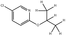 3-Chloro-6-(iso-propoxy-d7)pyridine Struktur
