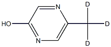 5-(methyl-d3)pyrazin-2-ol Structure