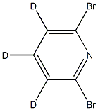 2,6-Dibromopyridine-d3 结构式