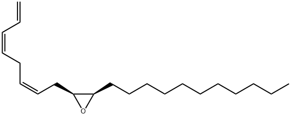 (2S,3R)-2-((2Z,5Z)-octa-2,5,7-trienyl)-3-undecyloxirane Structure