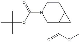 3-(tert-butyl) 1-methyl 3-azabicyclo[4.1.0]heptane-1,3-dicarboxylate Structure