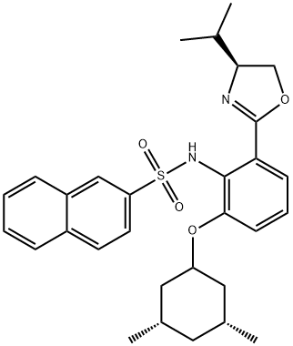 N-(2-(((1s,3R,5S)-3,5-dimethylcyclohexyl)oxy)-6-((S)-4-isopropyl-4,5-dihydrooxazol-2-yl)phenyl)naphthalene-2-sulfonamide|NHK反应配体