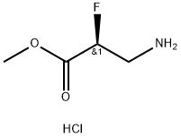 methyl (2S)-3-amino-2-fluoropropanoate hydrochloride,1193100-04-7,结构式