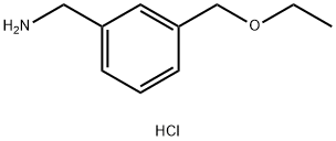 3-(乙氧基甲基)苯基]甲胺盐酸盐 结构式