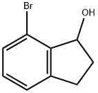 7-BROMO-2,3-DIHYDRO-1H-INDEN-1-OL 化学構造式