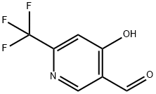 4-Hydroxy-6-trifluoromethyl-pyridine-3-carbaldehyde, 1196146-48-1, 结构式