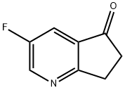 3-氟-6,7-二氢环戊二烯并[B]吡啶-5-酮,1196156-82-7,结构式