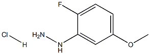 2-FLUORO-5-METHOXYPHENYLHYDRAZINE HCL Structure