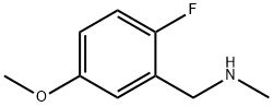 [(2-FLUORO-5-METHOXYPHENYL)METHYL](METHYL)AMINE Structure