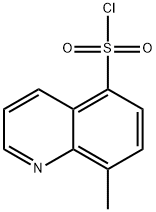 8-METHYLQUINOLINE-5-SULFONYL CHLORIDE Structure