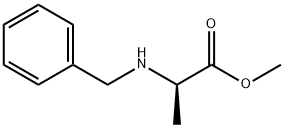 methyl (2R)-2-(benzylamino)propanoate 结构式