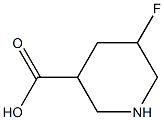 5-fluoropiperidine-3-carboxylic acid,1206678-30-9,结构式