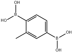 2-甲基-1,4-对苯二硼酸, 1207729-79-0, 结构式