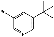 3-bromo-5-tert-butylpyridine Struktur