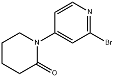 2-Bromo-4-(piperidon-1-yl)pyridine Structure