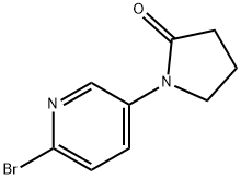 2-Bromo-5-(pyrrolidinon-1-yl)pyridine Structure