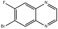6-bromo-7-fluoroquinoxaline Structure