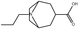 8-propyl-8-azabicyclo[3.2.1]octane-3-carboxylic acid Structure