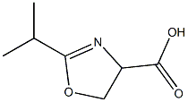 2-Isopropyl-4,5-dihydrooxazole-4-carboxylic acid Structure