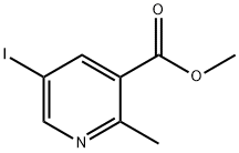 methyl 5-iodo-2-methylnicotinate Structure