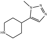 4-(1-Methyl-1H-1,2,3-triazol-5-yl)piperidine,1211519-67-3,结构式