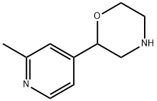 2-(2-Methylpyridin-4-yl)morpholine Structure